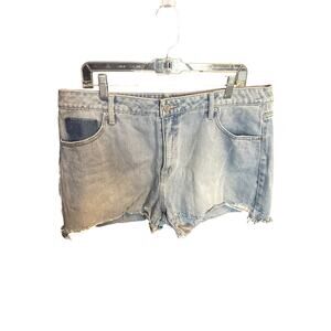 Time and Tru Light Blue Distressed Jean Shorts Size 18